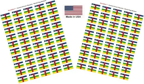 Miniatura 310 de 100 calcomanías de la bandera de Alaska; 1.5" x 1" hechas en Estados Unidos, calcomanías autoadhesivas de la bandera del estado para álbumes