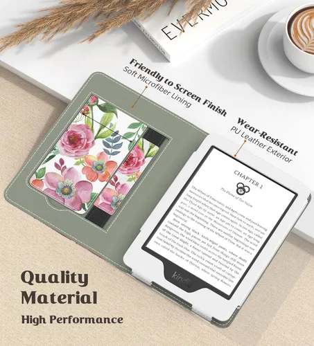 Miniatura 4 de MoKo Funda para Kindle de 6 pulgadas (11ª generación, versión 2024/2022)/(10ª/8ª generación, 2019/2016), carcasa de poliuretano ultraligera
