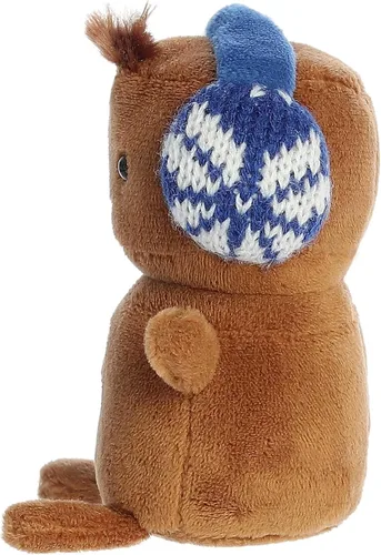 Miniatura 5 de Aurora® Festive Holiday Land of Lils™ Lil' Gingie™ - Animales de peluche de temporada - Regalos conmovedores - Marrón 5 pulgadas
