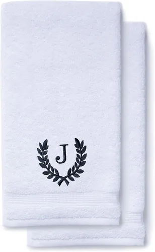 Miniatura 99 de Toallas de mano decorativas y con monograma para baño, cocina, maquillaje Regalo personalizado para boda-nupcial Toalla turca de lujo