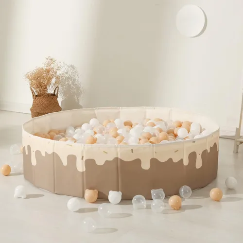 Miniatura 5 de Piscina de pelotas para bebés de 1 a 3 años, tienda de campaña plegable para niños, corralito de juegos con bolsa de almacenamiento, para niños