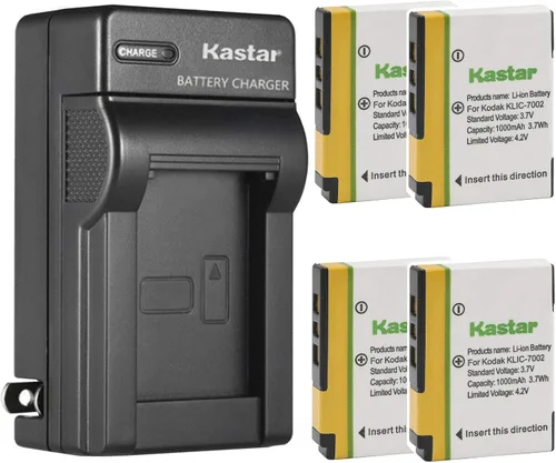 Miniatura 7 de Kastar Cargador de batería de pared de CA KLIC-7002 para batería Kodak KLIC-7002 K7002, Kodak EasyShare V530, EasyShare V603, EasyShare V530 Zoom