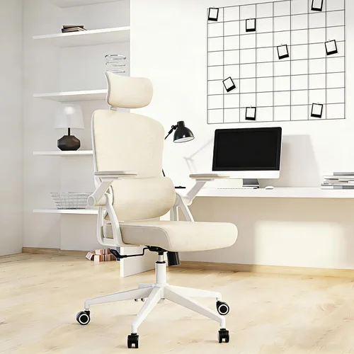 Miniatura 13 de Ergonomic Office Chair - 350LB Comfy Desk Chairs with Adjustable Lumbar Back and Support, Mesh Computer Chairs with Wheels and Arms for Home Office