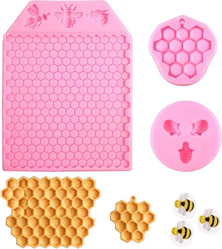 Miniatura 12 de Molde de hojas de abanico de 5 piezas, moldes de hojas de palma, esferas de perlas, moldes de caramelo boho de silicona para fondant, molde
