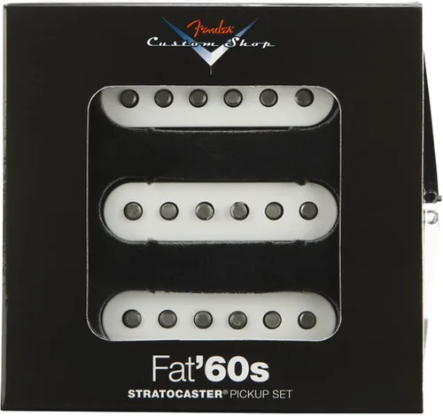 Miniatura 2 de Fender Custom Shop Fat '60's Stratocaster Pastillas de bobina única, juego de 3