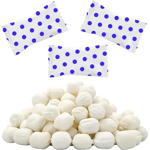 Miniatura 12 de Fruidles Big Dots - Menta para después de la cena, sin grasa, certificado Kosher, envueltas individualmente (rosa brillante, 55 piezas)