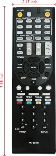 Miniatura 3 de RC-898M - Remoto reemplazado para receptor AV Onkyo TX-NR747 TX-NR545 TX-NR646 TXNR747 TXNR545 TXNR646