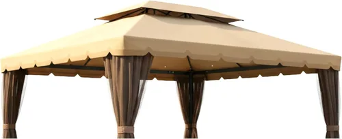Miniatura 8 de Garden Winds Cubierta superior reforzada RipLock 350 de repuesto compatible con modelos Outsunny Classic de 10 x 13 pies para cenador 01-0879
