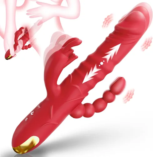 Miniatura 7 de SUPOLA - Consoladores con vibrador de empuje, juguetes sexuales para adultos para mujeres - Juguetes sexuales, consoladores, vibrador de punto G