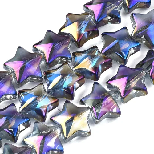 Miniatura 20 de Craftdady Cuentas de cristal facetado para Halloween, 1032 cuentas de cristal para manualidades, cuentas sueltas de otoño para manualidades, aretes