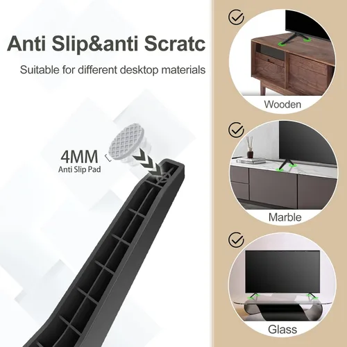 Miniatura 5 de Patas de TV para LG 43 pulgadas TV serie Reino Unido, compatible con soporte de TV LG base de repuesto 43UK6200 43UK6090 43UK6200PUA 43UK6200PLA