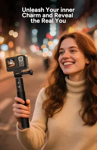 Miniatura 3 de SJCAM SJ20 Ultra Visión Nocturna y Cámara de Acción 4K, 8H de Potencia, Lente Dual 4K, Angulo Amplio de 154°, Movimiento en Baja Luz, Super