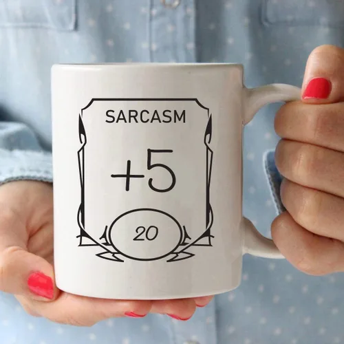 Miniatura 2 de D&D Stats Mug - Taza de café de cerámica blanca de 11 onzas, Dungeons and Dragons, RPG, DnD, regalo para geeks
