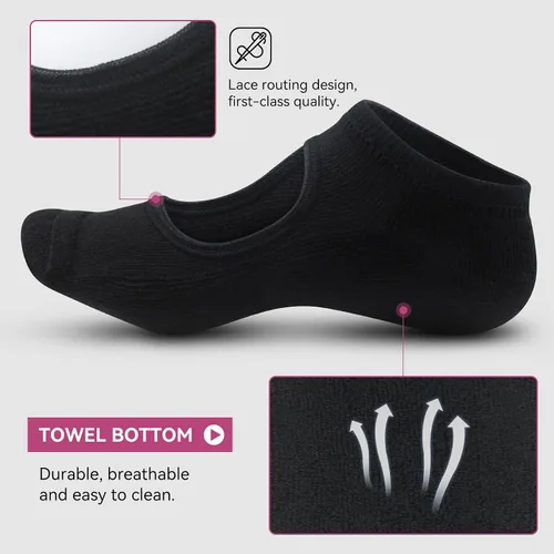 Miniatura 5 de Calcetines de yoga antideslizantes con empuñaduras, para mujer