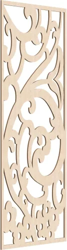 Miniatura 63 de Bridgewater - Paneles de pared decorativos de madera con calado, 9 3/8 pulgadas de ancho x 24 3/8 pulgadas de alto x 1/4 de alto, nogal