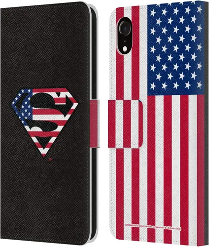 Miniatura 8 de Head Case Designs Funda de piel con licencia oficial de Superman DC Comics con logotipos negros y rojos compatible con Apple iPhone 11