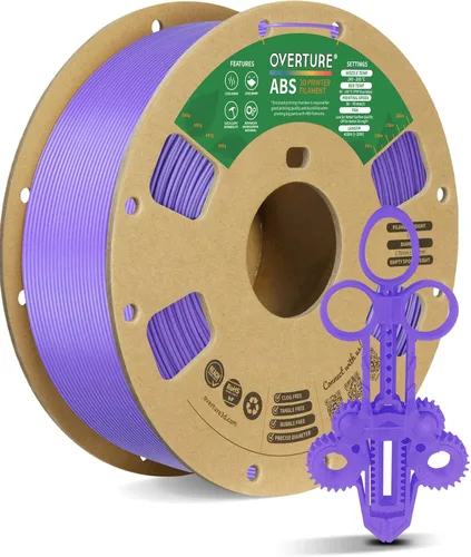 Miniatura 16 de OVERTURE Filamento ABS 1.75mm, filamento para impresora 3D de alta resistencia y resistente al calor, baja deformación, excelente durabilidad, ABS