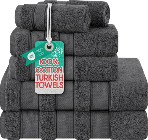 Miniatura 27 de American Soft Linen - Juego de toallas de mano Salem, 4 unidades de lujo de 600 GSM, 100 % algodón para baño, toallas de 13 x 13 pulgadas de mano