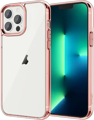 Miniatura 10 de JETech - Funda para iPhone 13 Pro Max de 17 cm, cubierta a prueba de golpes transparente antiamarilleamiento, parte trasera transparente