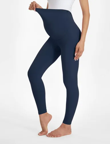 Miniatura 4 de Buttergene - Leggings de maternidad para mujer, sobre el vientre, pantalones ajustados de yoga y entrenamiento para el embarazo