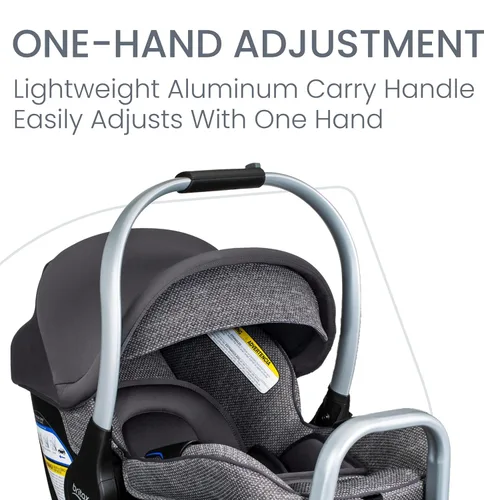 Miniatura 6 de Britax Willow SC Asiento de Carro Infantil, Asiento de Carro Mirando hacia Atrás con Base Alpine, Tecnología ClickTight, Sistema RightSize, Pindot