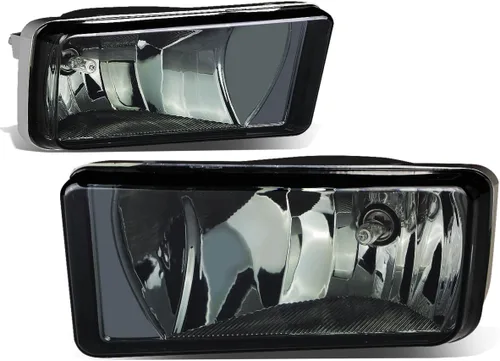 Auto Dynasty Luces antiniebla compatibles con Chevy Silverado 07-15/Chevy Avalanche 07-13/Chevy Tahoe 07-17/Chevy Suburban 07-14/GMC Sierra Ahumado