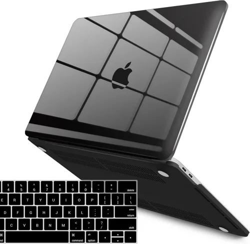 Miniatura 21 de IBENZER Compatible con Funda para MacBook Pro de 15 Pulgadas 2019 2018 2017 2016 A1990 A1707, Funda Rígida de Plástico con Cubierta de Teclado