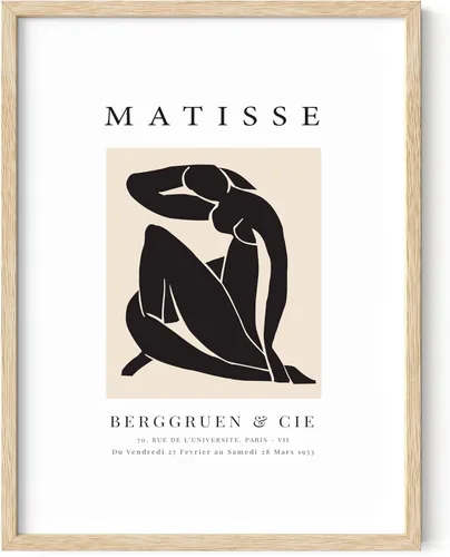Miniatura 26 de HAUS AND HUES Matisse - Impresión artística minimalista y moderna, arte estético de Henri Matisse, póster abstracto para dormitorio, habitación