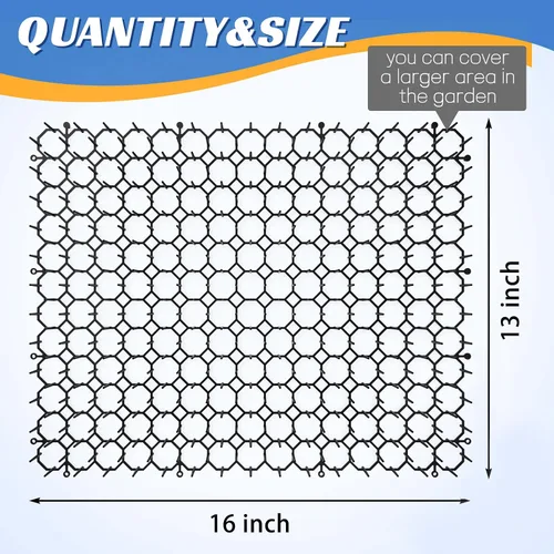 Miniatura 4 de Tapete de 16 x 13 pulgadas para gatos, paquete de 10 alfombrillas para gatos con púas – Solución disuasoria de mascotas para interiores y exteriores