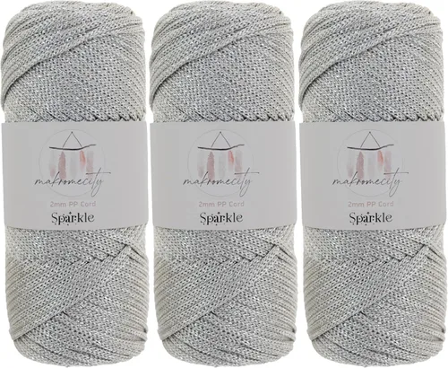 Miniatura 14 de Makromecity, Cordón de macramé de poliéster de 2 mm x 38 m (125 yardas) 2 mm de polipropileno, cordón de macramé para crochet, bolsas de macramé
