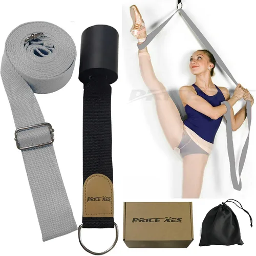 Miniatura 6 de Estiradora de Piernas Ajustable - Banda Elástica de Ballet para Alargar - Fácil Instalación en Puerta - Correa de Piernas para Flexibilidad y Azul