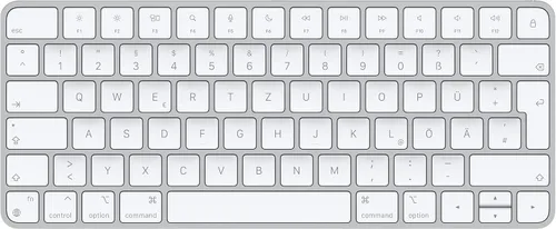 Teclado mágico Apple: Inalámbrico, Bluetooth, recargable. Funciona con Mac, iPad o iPhone; Alemán - Blanco