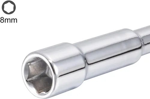 Miniatura 3 de uxcell Llave hexagonal en forma de L métrica de 0.315 in cromada, Cr-V