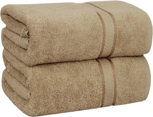 Miniatura 16 de Cotton Craft colección juego de 2 piezas ultra suaves, tamaño grande, 100% algodón, toalla de baño Verde azulado