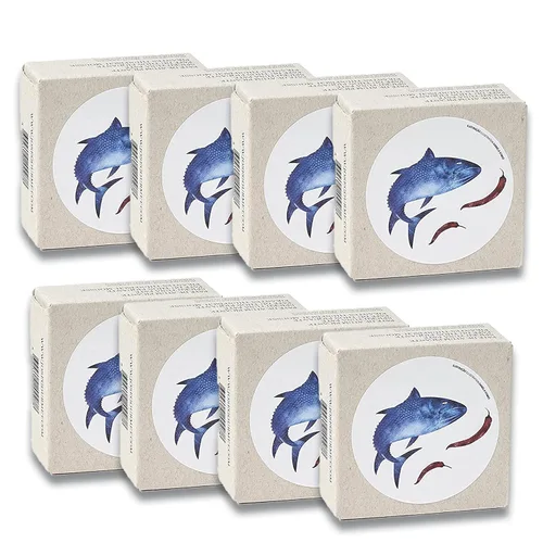 Miniatura 9 de Paté de atún especiado enlatado de Jose Gourmet, Atún portugués capturado en la naturaleza, Paté de pescado enlatado, Mariscos sostenibles con alto