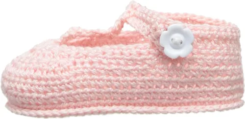 Miniatura 6 de Jefferies Socks Mary Jane - Botines de ganchillo con correa en T para recién nacidos