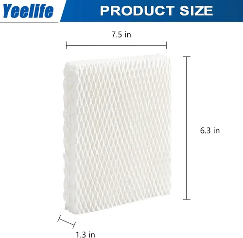 Miniatura 6 de Paquete de 8 filtros HFT600 de repuesto para filtro Honeywell, humidificador Honeywell HEV615, HEV620, comparado con la pieza HFT600T HFT600PDQ