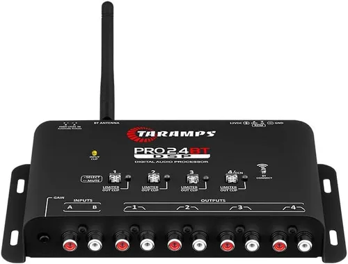Miniatura 13 de Taramps Pro 2.4 BT Bluetooth DSP Crossover Full, procesador de señal digital, ecualizador de audio para automóvil con aplicación, ganancia de hasta