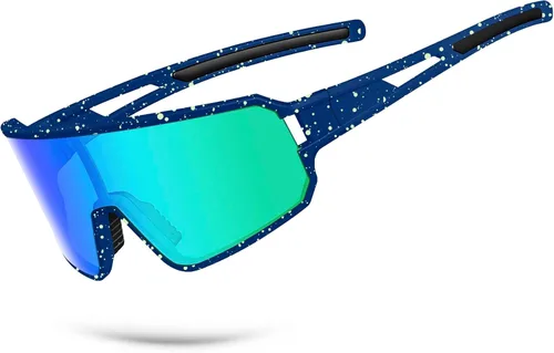 SPOSUNE Gafas de sol polarizadas de ciclismo para hombres y mujeres, UV400, gafas deportivas para bicicleta, béisbol, correr, MTB C18
