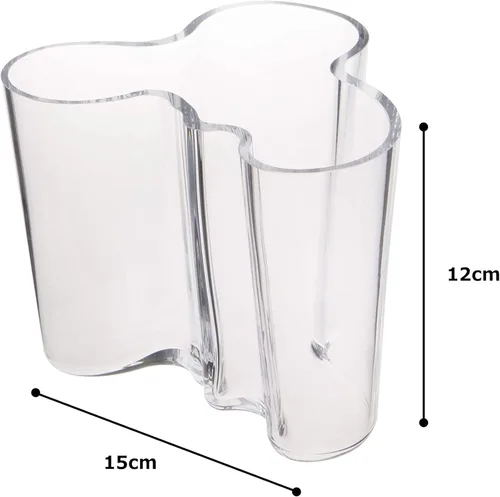 Miniatura 7 de Iittala Alvar Aalto - Jarrón transparente (4.724 in)