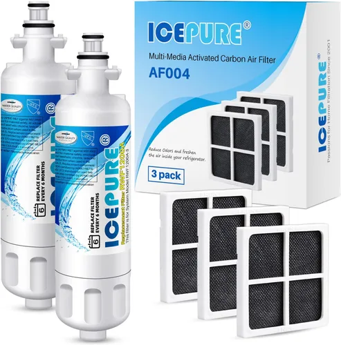 ICEPURE Filtro de agua de repuesto ADQ36006101 9690 para LG LT700P, Kenmore Elite 46-9690 ADQ36006102, CLCH106, RWF1052 LFX28968ST LFXS29626S