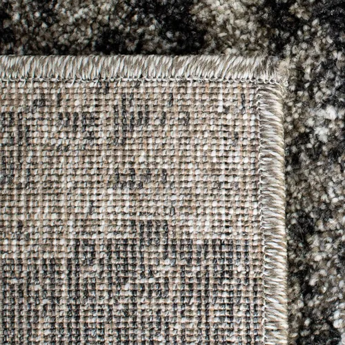 Miniatura 6 de SAFAVIEH Retro Collection - Alfombra decorativa, 2 pies 3 pulgadas x 5 pies, gris oscuro y gris claro, diseño abstracto, no desprende pelusa