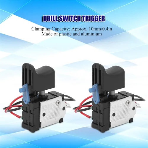 Miniatura 5 de Interruptor de taladro de mano, potencia, plástico+taladro eléctrico de aluminio para herramienta eléctrica