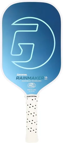Miniatura 10 de GAMMA Rainmaker - Paleta de pickleball ligera, grande, cara de fibra de carbono de microcuentas para mayor giro y control, peso de giro