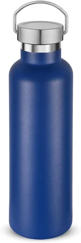 Miniatura 44 de Volhoply 24 onzas Botella de agua aislada con boca estándar con tapa de combinación de plástico y acero inoxidable, botellas de agua de 304 18/8