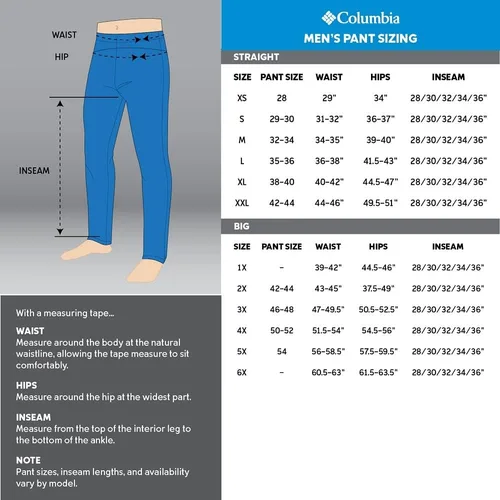 Miniatura 6 de Columbia Rapid Rivers Pantalón grande y alto para hombre