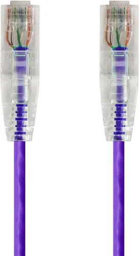Miniatura 24 de Monoprice - Cable de conexión Ethernet Cat6 14 pies, gris, nivel de componente, UTP 28AWG 550 MHz, cable de cobre desnudo puro, sin enganches, RJ45