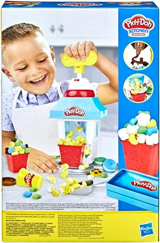 Miniatura 4 de Play-Doh Kitchen Creations - Juego de alimentos para fiesta de palomitas de maíz con 6 latas no tóxicas