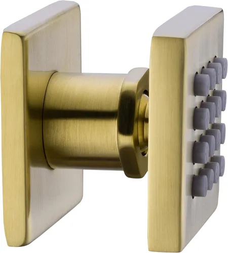 Miniatura 2 de Chorro de ducha con atomizador de cuerpo de latón, rociador lateral de masaje de alta presión, sistema de spa, juego de ducha ajustable montado