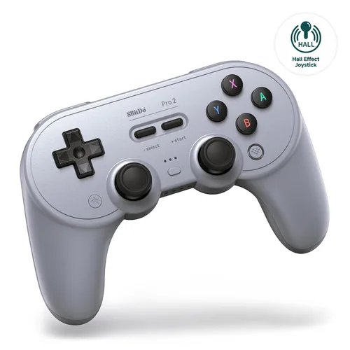 Miniatura 9 de 8BitDo Pro 2 Bluetooth Controller for Switch/Switch 2, Hall Effect Joysticks, 2 Pro Back Paddle Buttons, Wireless Gaming Controller for Switch, PC